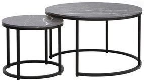 Masa de cafea Dion, marmura neagra