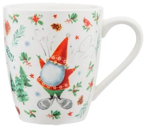 Altom Cană de porțelan Winter Gnomes B 400 ml