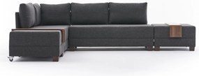 Canapea extensibilă Flaj (antracit) (S). 1067549