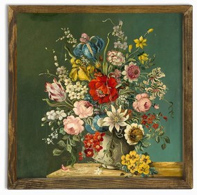 Tablou Vintage Flowers, 50 x 50 cm