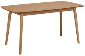 Set de mese Oakland 67276x80x150cm, Numărul de locuri: 4, Unghiular, Stil: Scandinav, Lemn: Cauciuc, Stejar