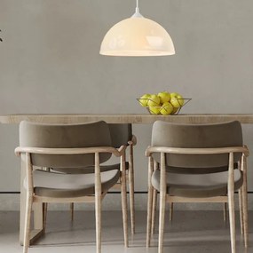 Lustră pe cablu 1xE27/60W/230V cafea