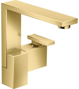 Baterie lavoar baie auriu lucios cu ventil click-clack, Hansgrohe Axor Edge 190 Auriu lucios