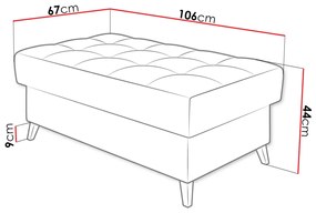 Taburete Evrona (magic velvet 2227). 1053992