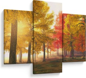 Tablou cu copaci toamna (90x60 cm)