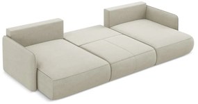 Colțar crem extensibil/cu spațiu de depozitare Nanea – Makamii