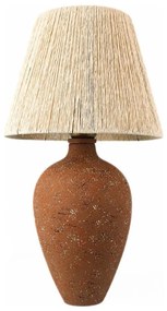 Lampă de masă 1xE27/40W/230V maro/crem