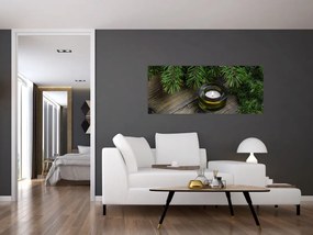 Tablou - lumânare de Crăciun (120x50 cm)