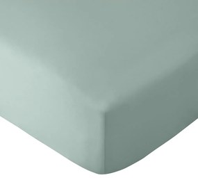 Cearceaf verde din microfibră cu elastic 185x200 cm So Soft Easy Iron – Catherine Lansfield