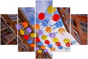 Tablou - Umbrele colorate (150x105 cm)