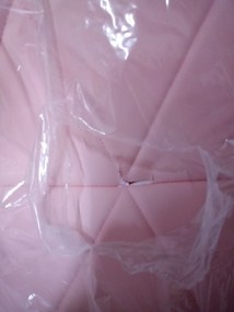 OFERTA Scaun de birou roz AVOLA din piele ecologica II. calitate