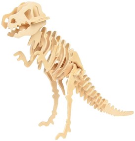 Puzzle cu dinozaur 3D din lemn Rex London Tyrannosaurus