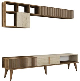 Mobilier living Milhouse set 01 (Nuc + Travertin) . 1102357