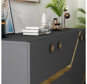 Dulap Tabivo (antracit + auriu) . 1093495
