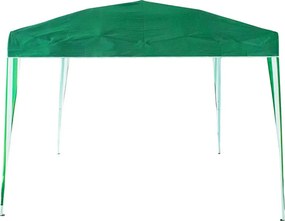 Pavilion de gradina Muhler 649419, 300x300x250 cm, Cadru metalic, Impermeabil, Pliabil, Verde