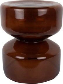 Măsuță auxiliară rotundă din sticlă ø 35 cm Doble – Leitmotiv