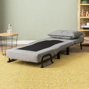 Fotoliu Extensibil,reglabil,Sento,175 x 50 cm,gri