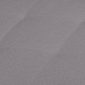 Taburet gri închis cu tapițerie din stofă bouclé Ariella – Ropez