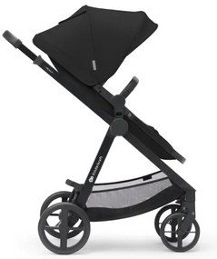 Cărucior de copii combinat 3 în 1 KINDERKRAFT NEWLY Classic black + scaun auto MINK PRO