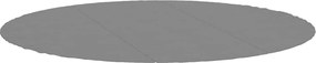 vidaXL Acoperire geotextil piscină, gri deschis, Ø396 cm, poliester