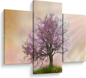 Tablou - Copacul înflorit în deal (90x60 cm)