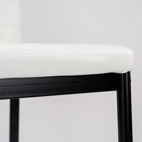 Scaun de masă Tino NOVA în alb și negru