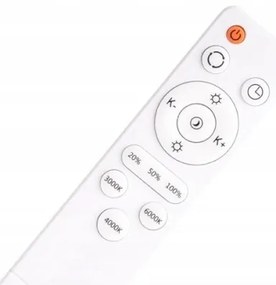 Plafonieră LED dimabilă Briloner 3430-015 MANNY LED/48W/230V + telecomandă