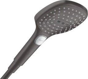 Para de dus Hansgrohe Raindance Select 120 negru - crom periat 3 functii