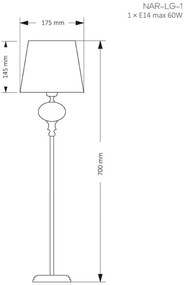 Veioza eleganta design modern realizata manual Narni