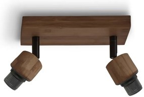 Plafoniera eco din bambus Java 2-Shade nat/15x17, nat