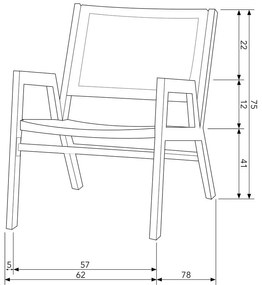 Fotoliu negru Pem – WOOOD