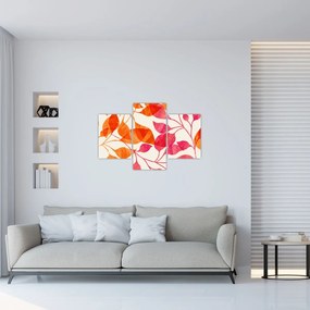 Tablou - Frunze portocalii (90x60 cm)
