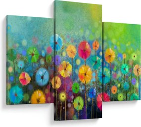 Tablou - Flori abstract (90x60 cm)