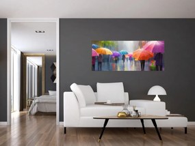 Tablou - Zi ploioasă (120x50 cm)