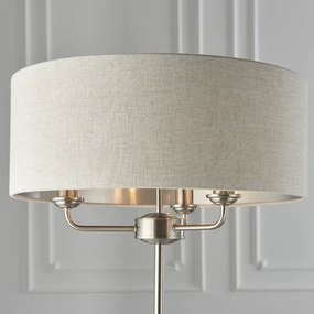 Lampadar Endon 94359 HIGHCLERE 3xE14/40W/230V bej/crom lucios