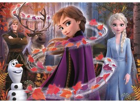 Disney Regatul de gheață Leaves Puzzle cu sclipici Clementoni de 104 piese