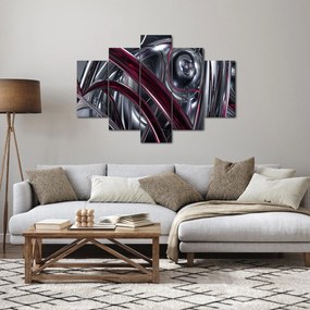 Tabloul cu abstracție gri (150x105 cm)