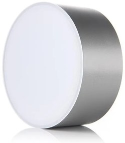 Plafonieră LED LED2 BUTTON LED/17W/230V argintie