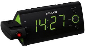Sencor SRC 330 GN radio ceas de alarmă cuproiecție