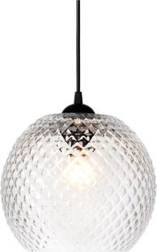 Halo Design 718436 - Pendul pe cablu NOBB 1xE27/40W/230V Ø 22 cm transparent