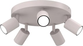 Plafonieră cu spoturi FUN 5xGU10/8W/230V crem