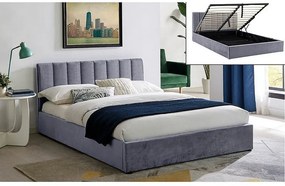 Pat Montreal velvet gri 160x200 cm Tap. 192