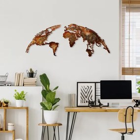 Decorațiune de perete 2 buc. metal planetă