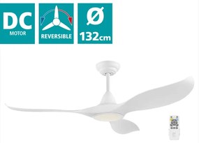 Ventilator LED de tavan Eglo 35006 CIRALI LED/15W/230V + telecomandă