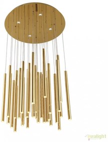 Lustra LED dimabila design Premium Class Quality 62cm ORGANIC FAT GOLD P0242 MX