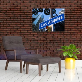 Tablou pe sticlă - Los Angeles (70x50 cm)