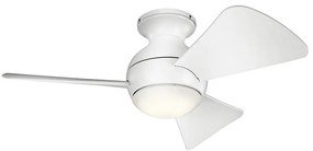 Ventilator LED dimabil de tavan Kichler KLF-SOLA-34-WHT SOLA 10W/230V IP23 + telecomandă