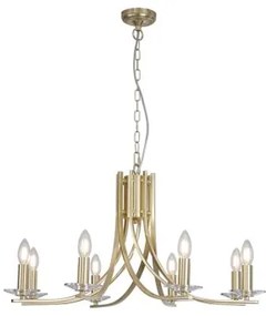 Searchlight 4168-8SB - Lustru cu lanț ASCONA 8xE14/60W/230V