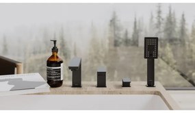 Baterie de cadă cu 4 căi OMNIRES PM7432BL PARMA negru mat