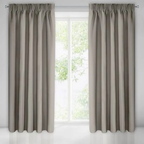Draperie elegantă de opacă bej 135 x 270 cm